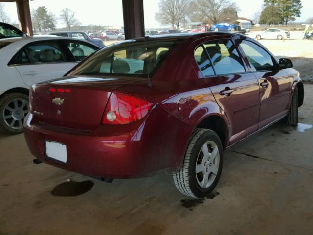 1G1AL58FX87313375 - 2008 CHEVROLET COBALT LT RED photo 4