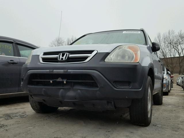 SHSRD784X2U009104 - 2002 HONDA CR-V LX SILVER photo 9