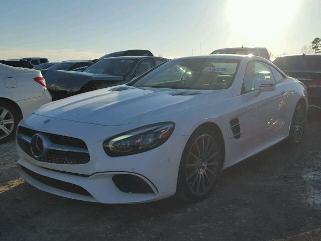 WDDJK7DA1HF045103 - 2017 MERCEDES-BENZ SL 550 WHITE photo 2