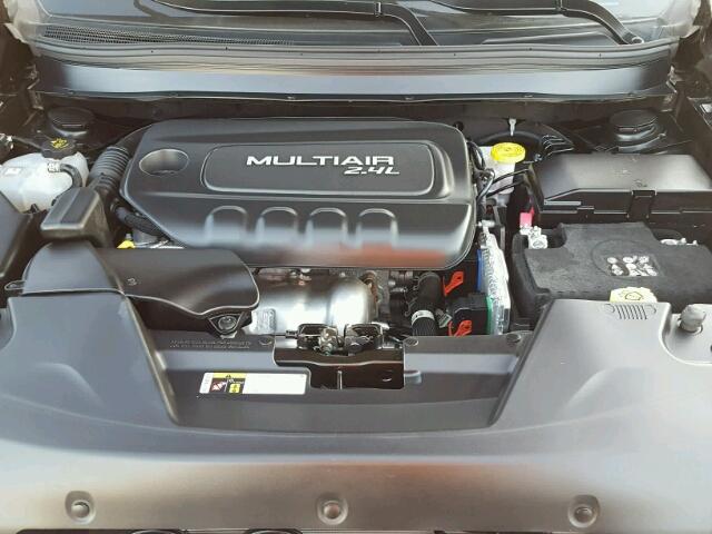 1C4PJLAB4HW586398 - 2017 JEEP CHEROKEE S BLACK photo 7