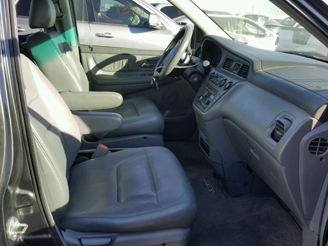 5FNRL18074B059112 - 2004 HONDA ODYSSEY EX GRAY photo 5