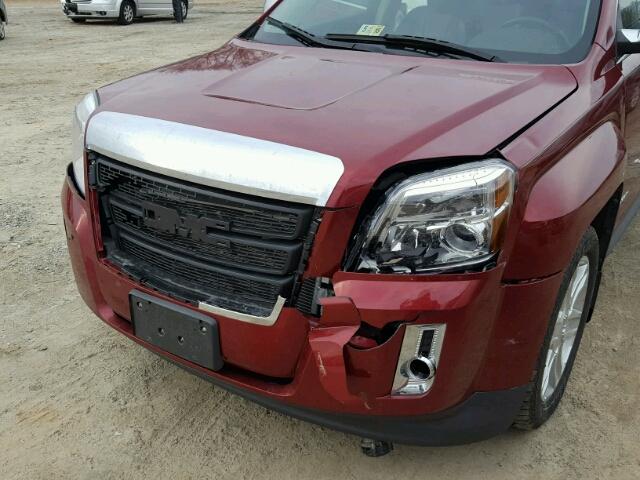 2CTFLVEC9B6357287 - 2011 GMC TERRAIN SL RED photo 9