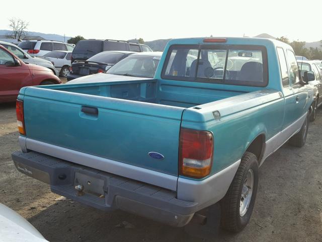 1FTCR14U5PPB13241 - 1993 FORD RANGER SUP GREEN photo 4