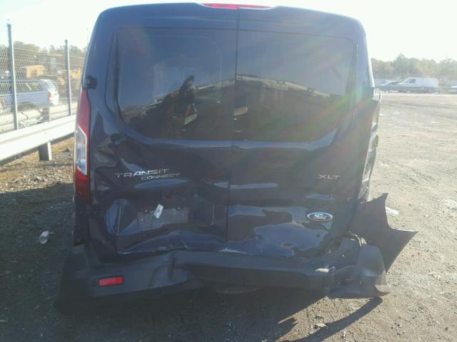 NM0LS7F78E1151378 - 2014 FORD TRANSIT CO BLUE photo 9