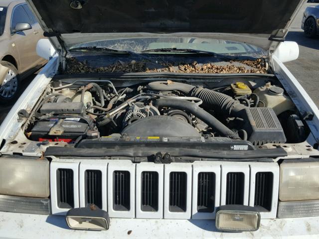 1J4GZ78Y6PC634259 - 1993 JEEP GRAND CHER WHITE photo 7