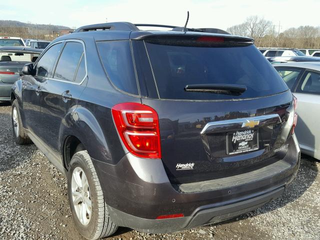 2GNALCEK5G6284306 - 2016 CHEVROLET EQUINOX LT GRAY photo 3