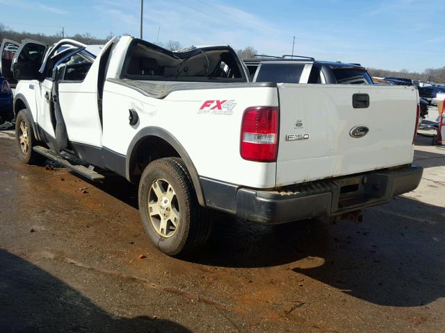 1FTPX14564NC23237 - 2004 FORD F150 WHITE photo 3