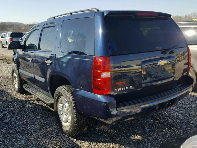 1GNFC13077J398693 - 2007 CHEVROLET TAHOE C150 BLACK photo 3