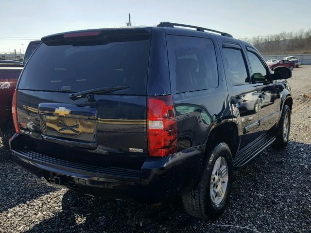 1GNFC13077J398693 - 2007 CHEVROLET TAHOE C150 BLACK photo 4