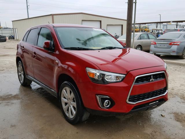 4A4AP3AU6FE015352 - 2015 MITSUBISHI OUTLANDER RED photo 1