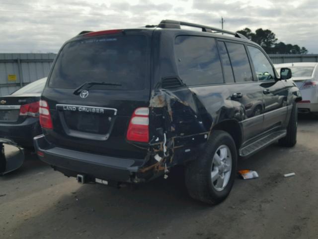 JTEHT05J452076307 - 2005 TOYOTA LAND CRUIS BLACK photo 4