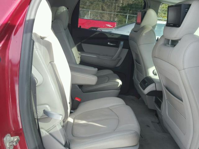 1GKEV23708J219482 - 2008 GMC ACADIA SLT წითელი ფოტო 6