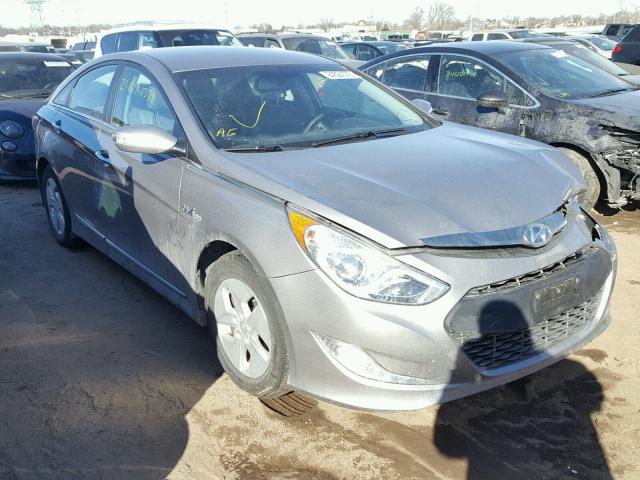 KMHEC4A45CA059450 - 2012 HYUNDAI SONATA HYB SILVER photo 1