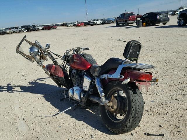 1HFSC18025A901243 - 2005 HONDA VT1100 C MAROON photo 3