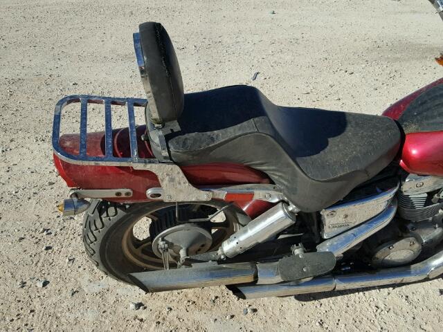 1HFSC18025A901243 - 2005 HONDA VT1100 C MAROON photo 6