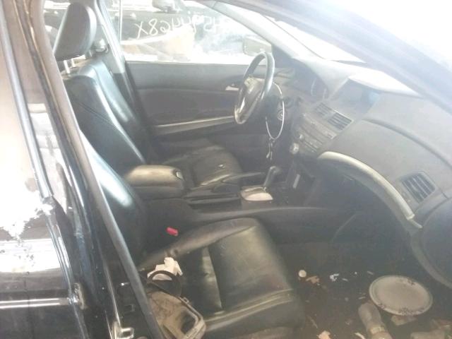 1HGCP2F85AA020551 - 2010 HONDA ACCORD EXL BLACK photo 5