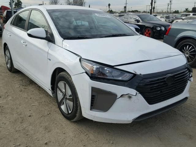 KMHC65LC0HU031652 - 2017 HYUNDAI IONIQ BLUE WHITE photo 1