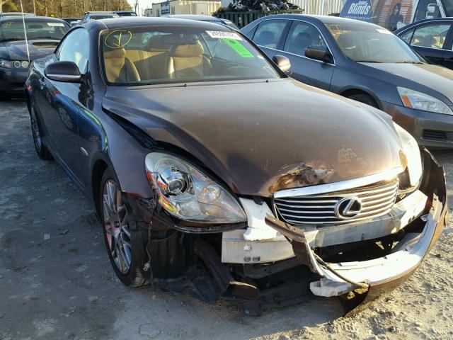 JTHFN48Y469001443 - 2006 LEXUS SC 430 BROWN photo 1