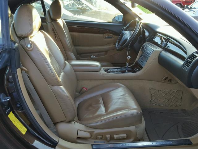 JTHFN48Y469001443 - 2006 LEXUS SC 430 BROWN photo 5