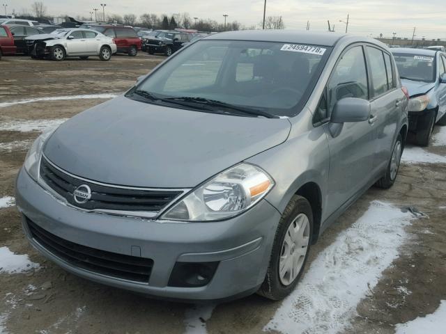 3N1BC1CP2BL514889 - 2011 NISSAN VERSA S GRAY photo 2