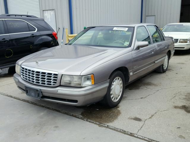 1G6KD54Y3XU703009 - 1999 CADILLAC DEVILLE GRAY photo 2