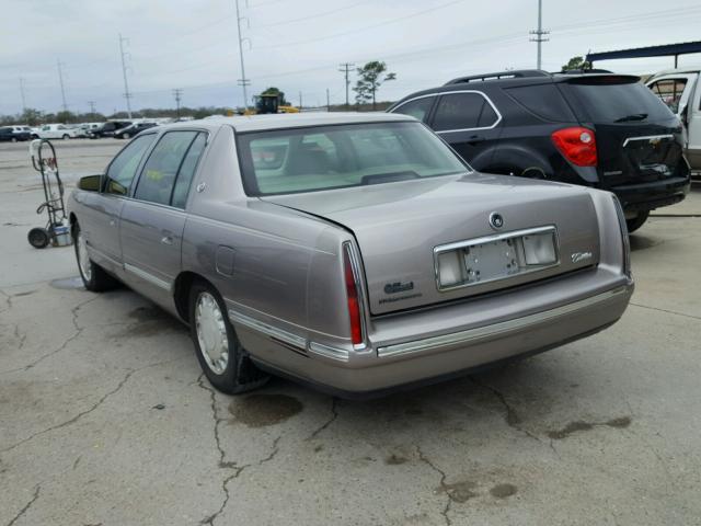 1G6KD54Y3XU703009 - 1999 CADILLAC DEVILLE GRAY photo 3