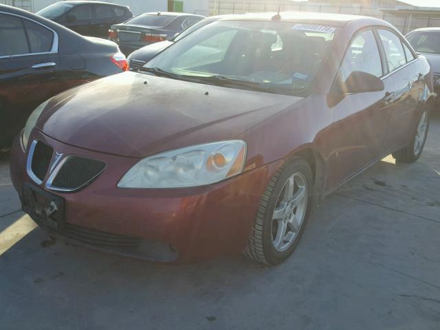 1G2ZG57N484228545 - 2008 PONTIAC G6 BASE BURGUNDY photo 2