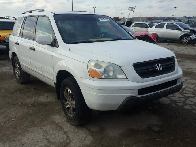 2HKYF18745H542558 - 2005 HONDA PILOT EXL WHITE photo 1