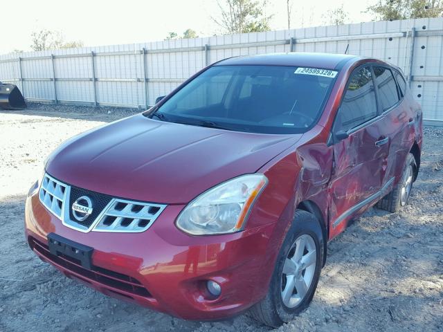 JN8AS5MT5CW285753 - 2012 NISSAN ROGUE S BURGUNDY photo 2