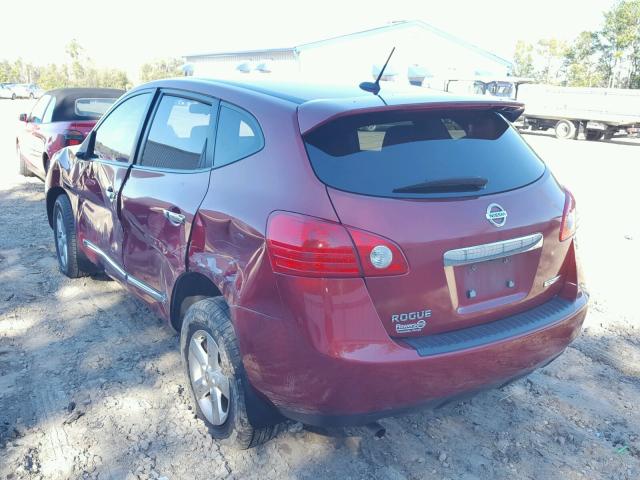 JN8AS5MT5CW285753 - 2012 NISSAN ROGUE S BURGUNDY photo 3