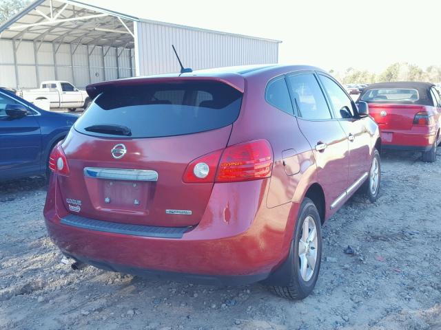 JN8AS5MT5CW285753 - 2012 NISSAN ROGUE S BURGUNDY photo 4