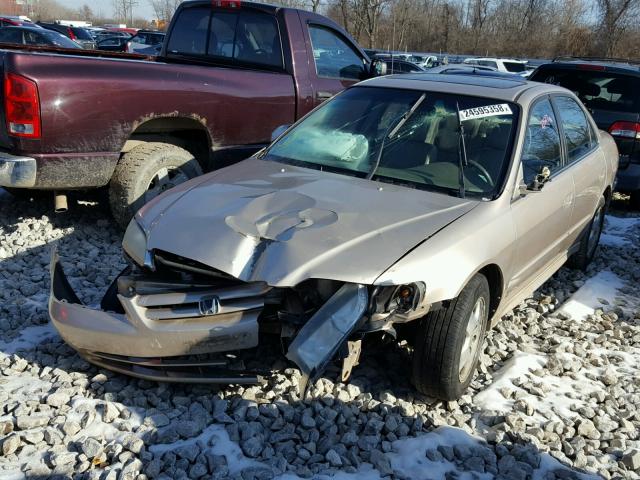 1HGCG16501A068068 - 2001 HONDA ACCORD EX TAN photo 2