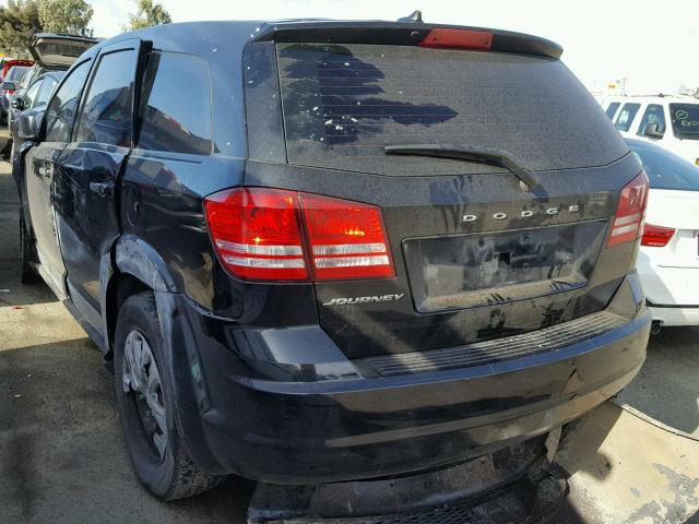 3C4PDCAB5FT591779 - 2015 DODGE JOURNEY SE BLACK photo 3