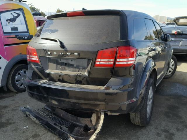 3C4PDCAB5FT591779 - 2015 DODGE JOURNEY SE BLACK photo 4