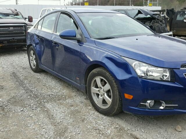 1G1PF5SC9C7319273 - 2012 CHEVROLET CRUZE LT BLUE photo 9