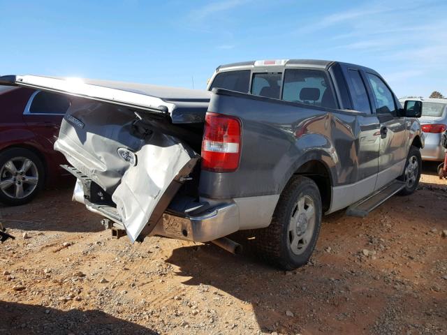 1FTPX12534NB17427 - 2004 FORD F150 GRAY photo 4