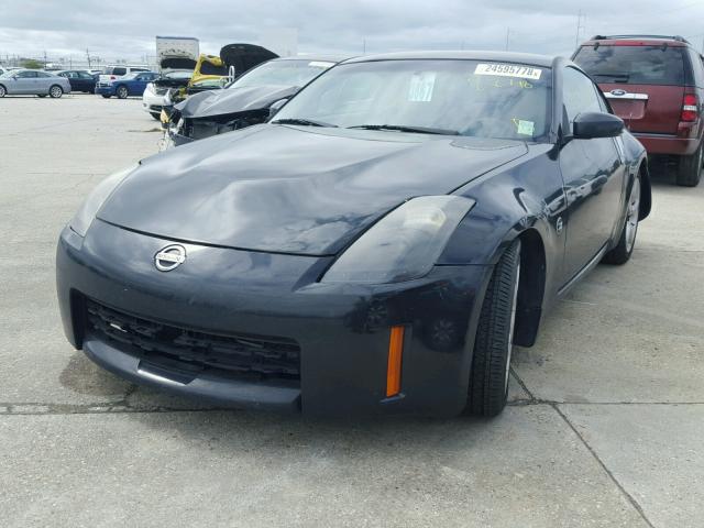 JN1BZ34D68M703011 - 2008 NISSAN 350Z COUPE BLACK photo 2