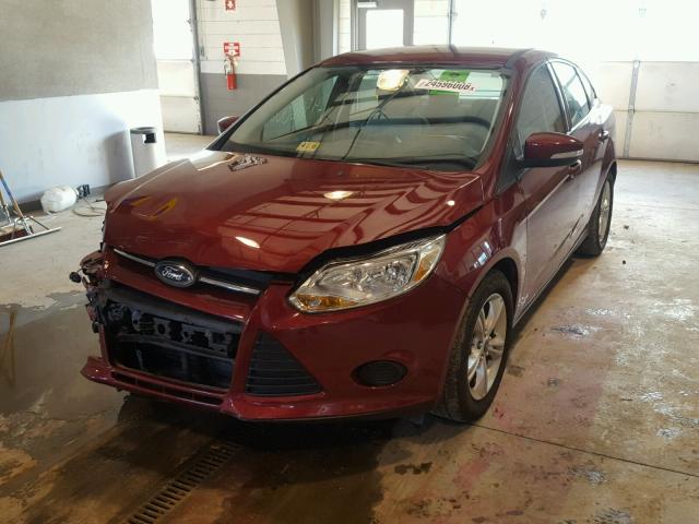 1FADP3F27EL147743 - 2014 FORD FOCUS SE RED photo 2