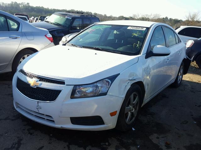 1G1PF5SCXC7378249 - 2012 CHEVROLET CRUZE LT WHITE photo 2