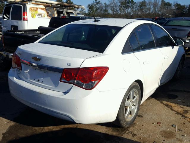 1G1PF5SCXC7378249 - 2012 CHEVROLET CRUZE LT WHITE photo 4