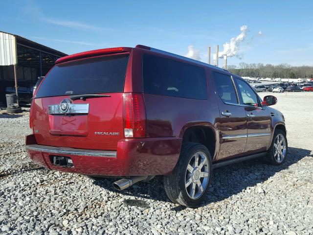 1GYS3JEF7BR202782 - 2011 CADILLAC ESCALADE E BURGUNDY photo 4