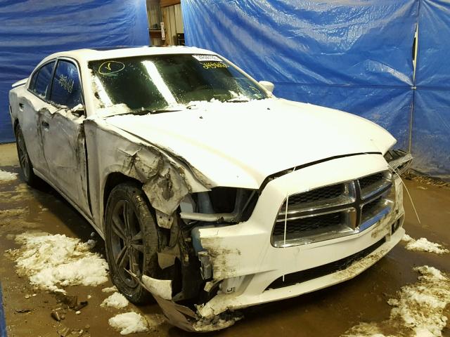 2C3CDXJG0DH574478 - 2013 DODGE CHARGER SX WHITE photo 1