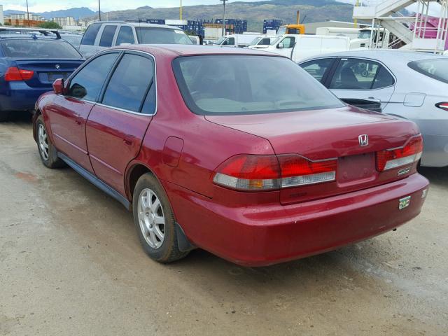 JHMCG56792C030205 - 2002 HONDA ACCORD SE RED photo 3