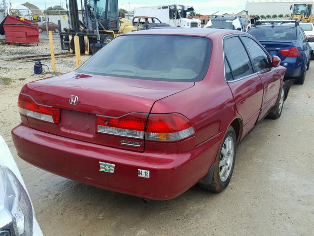 JHMCG56792C030205 - 2002 HONDA ACCORD SE RED photo 4