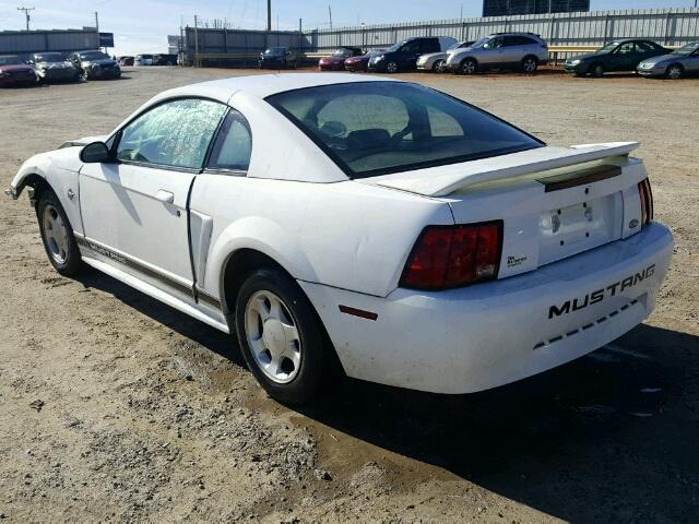 1FAFP4048XF206518 - 1999 FORD MUSTANG WHITE photo 3