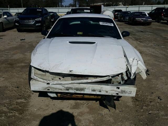 1FAFP4048XF206518 - 1999 FORD MUSTANG WHITE photo 9