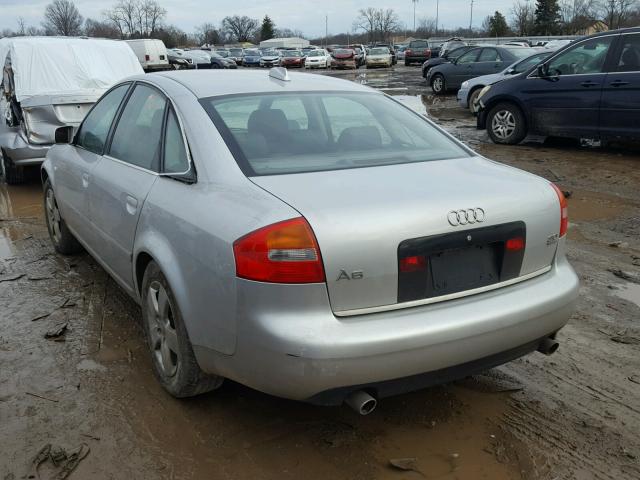 WAULT64B84N050234 - 2004 AUDI A6 3.0 QUA GRAY photo 3