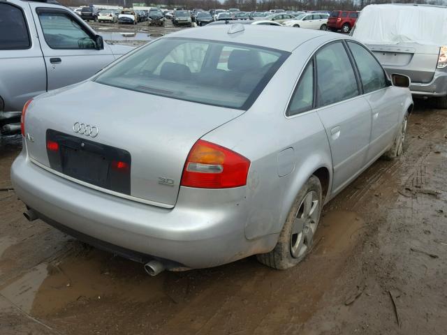 WAULT64B84N050234 - 2004 AUDI A6 3.0 QUA GRAY photo 4