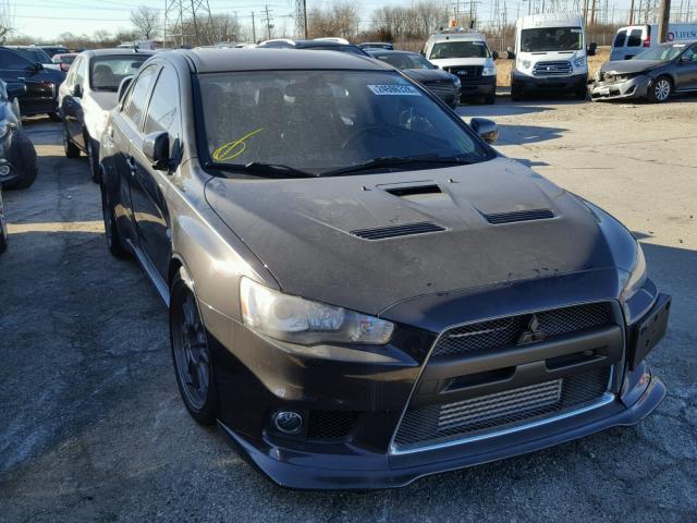 JA3AW56VX8U051768 - 2008 MITSUBISHI LANCER EVO BLACK photo 1