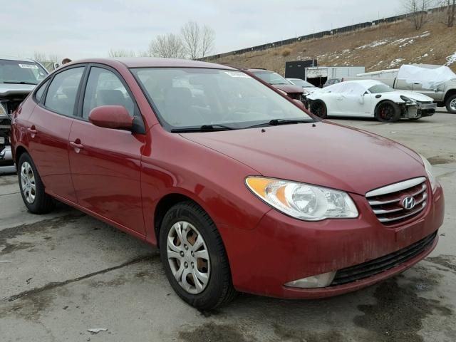 KMHDU4ADXAU124183 - 2010 HYUNDAI ELANTRA BL RED photo 1